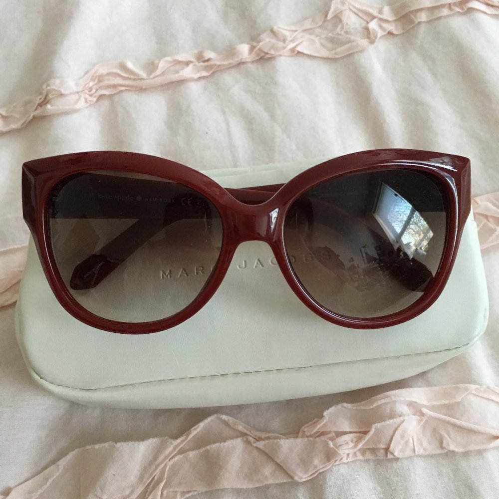 Kate Spade Maroon Sunglasses